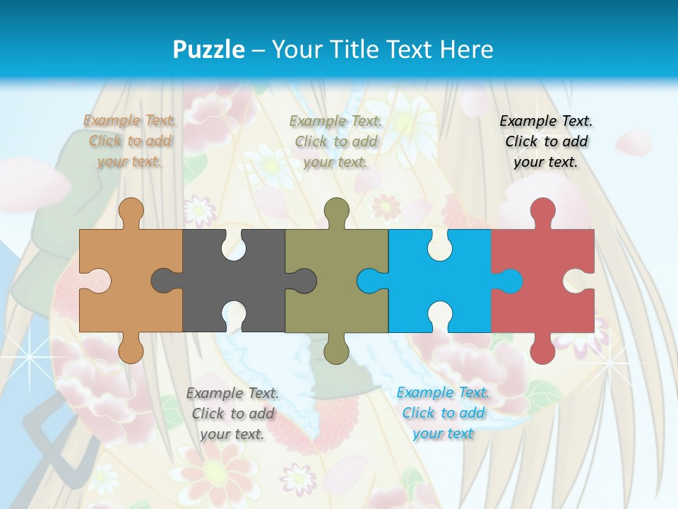 A Girl With A Gun In Her Hand Powerpoint Template PowerPoint Template