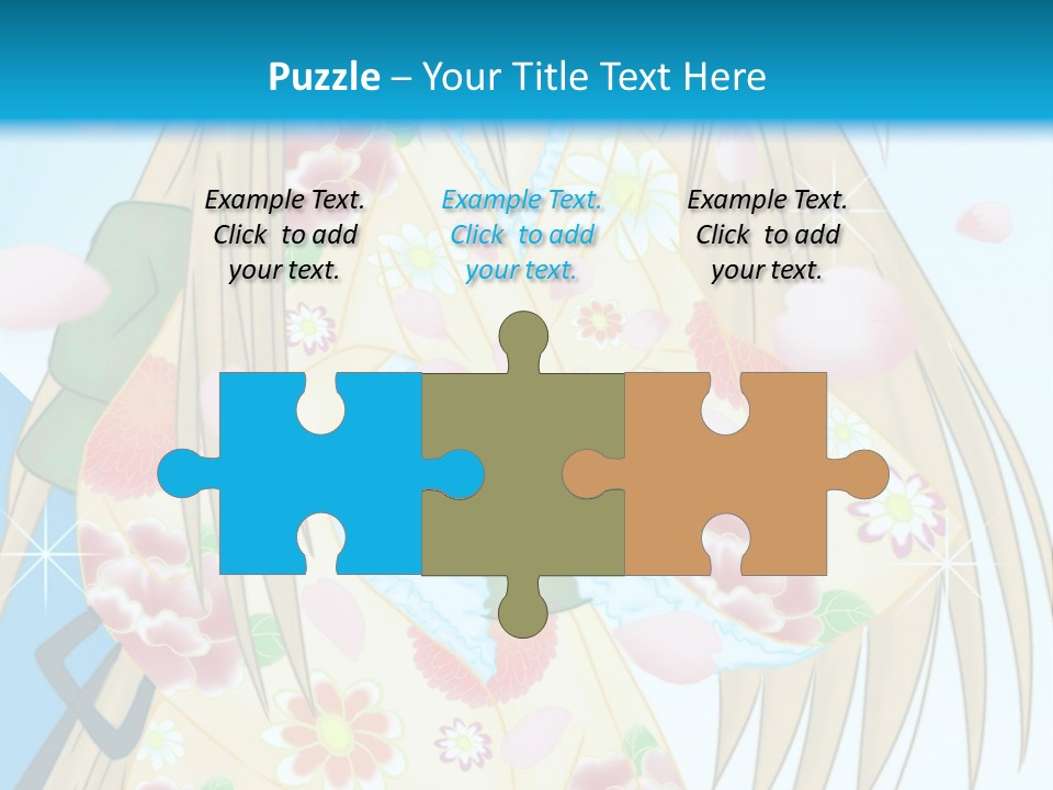 A Girl With A Gun In Her Hand Powerpoint Template PowerPoint Template