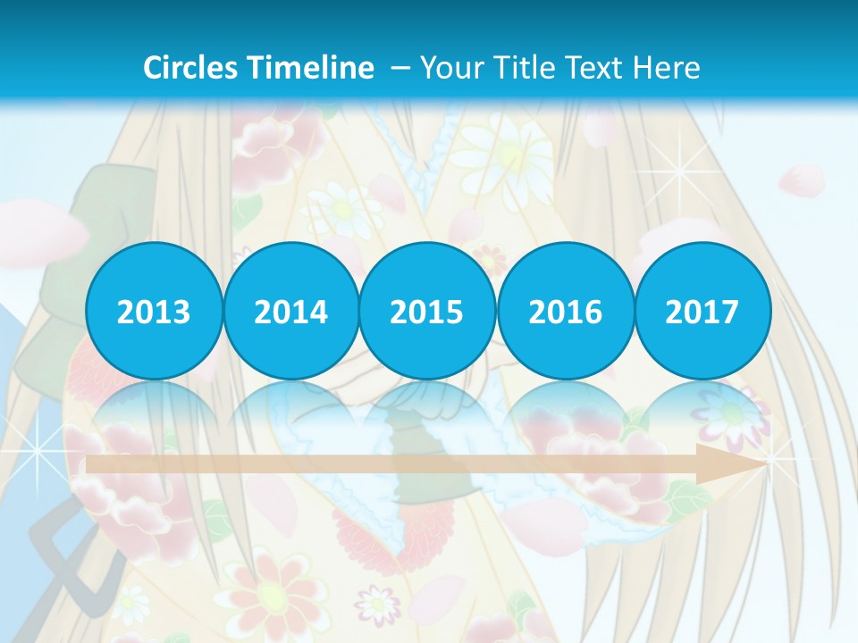 A Girl With A Gun In Her Hand Powerpoint Template PowerPoint Template