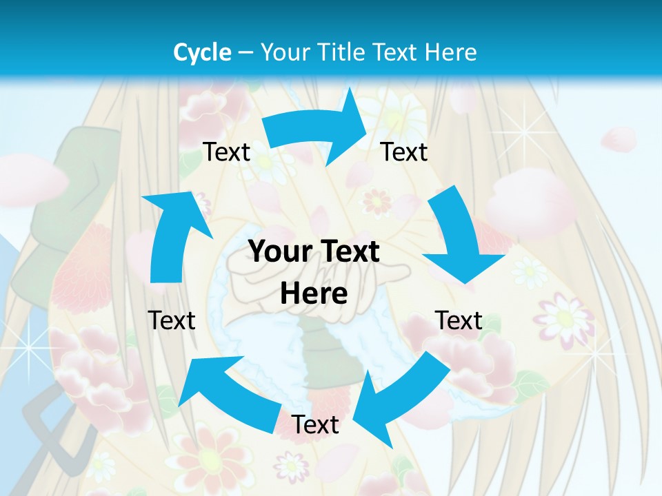 A Girl With A Gun In Her Hand Powerpoint Template PowerPoint Template