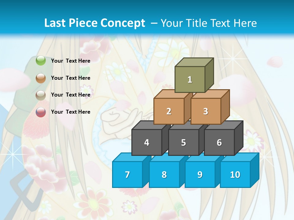 A Girl With A Gun In Her Hand Powerpoint Template PowerPoint Template