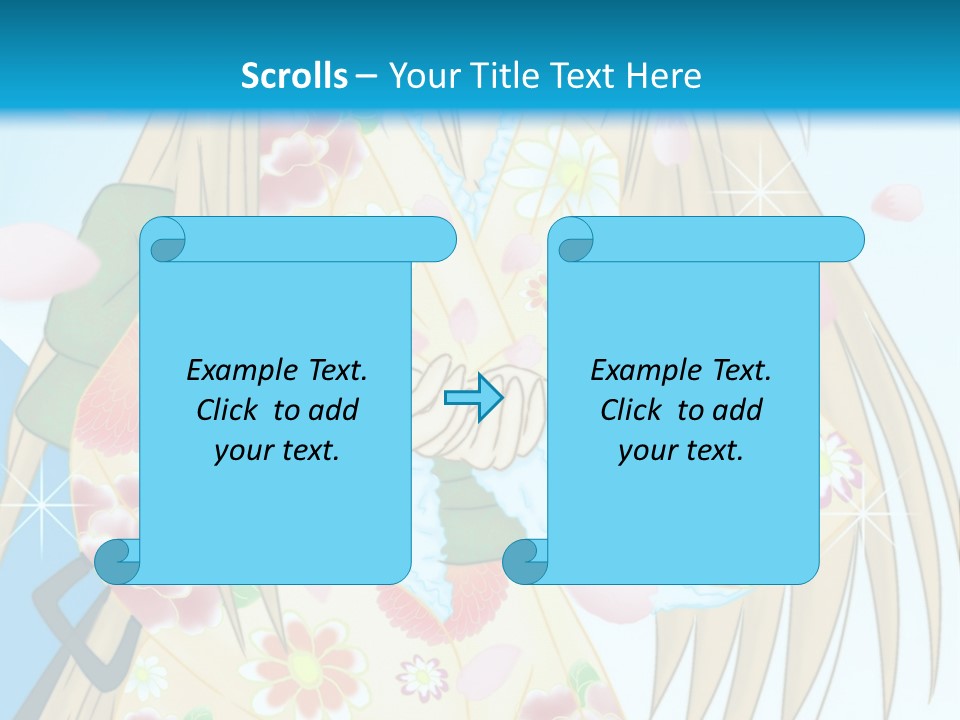 A Girl With A Gun In Her Hand Powerpoint Template PowerPoint Template