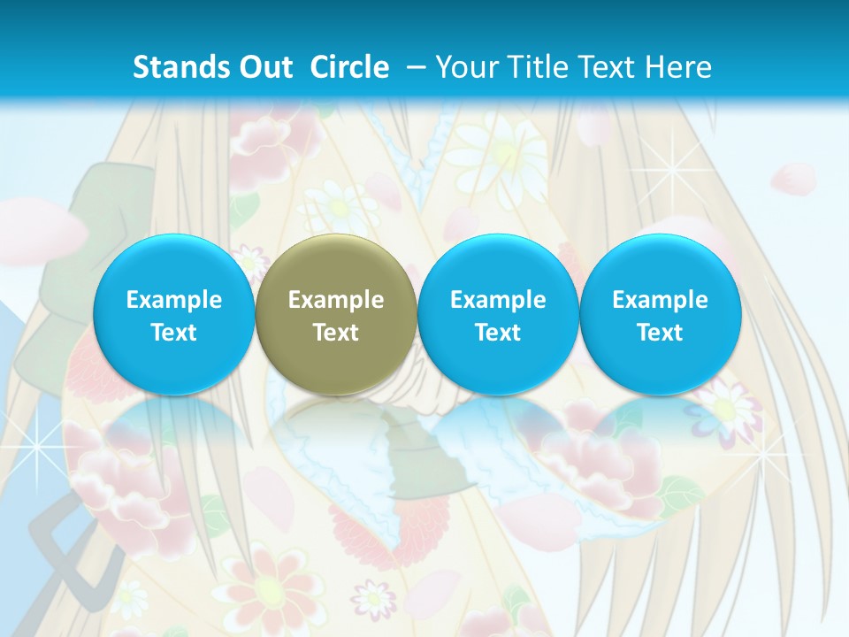 A Girl With A Gun In Her Hand Powerpoint Template PowerPoint Template