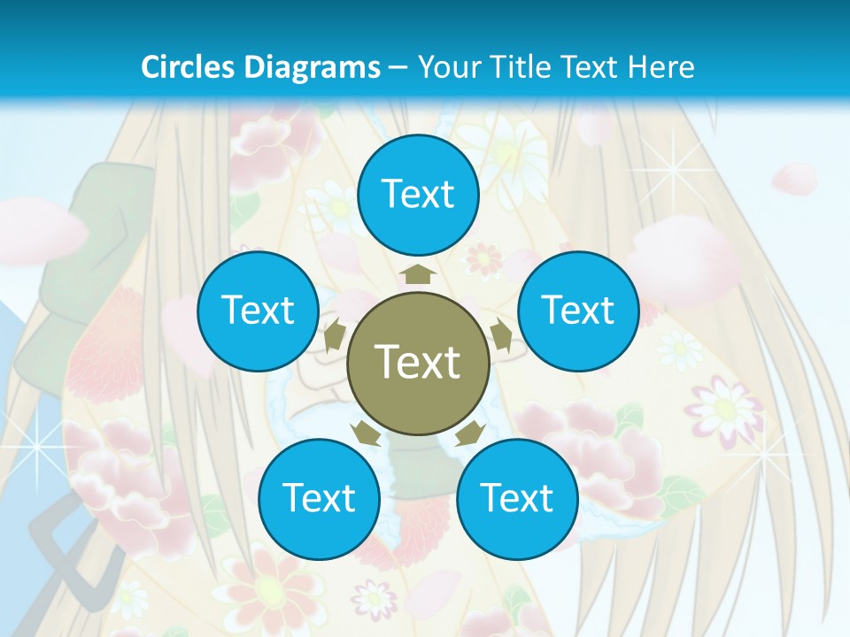 A Girl With A Gun In Her Hand Powerpoint Template PowerPoint Template