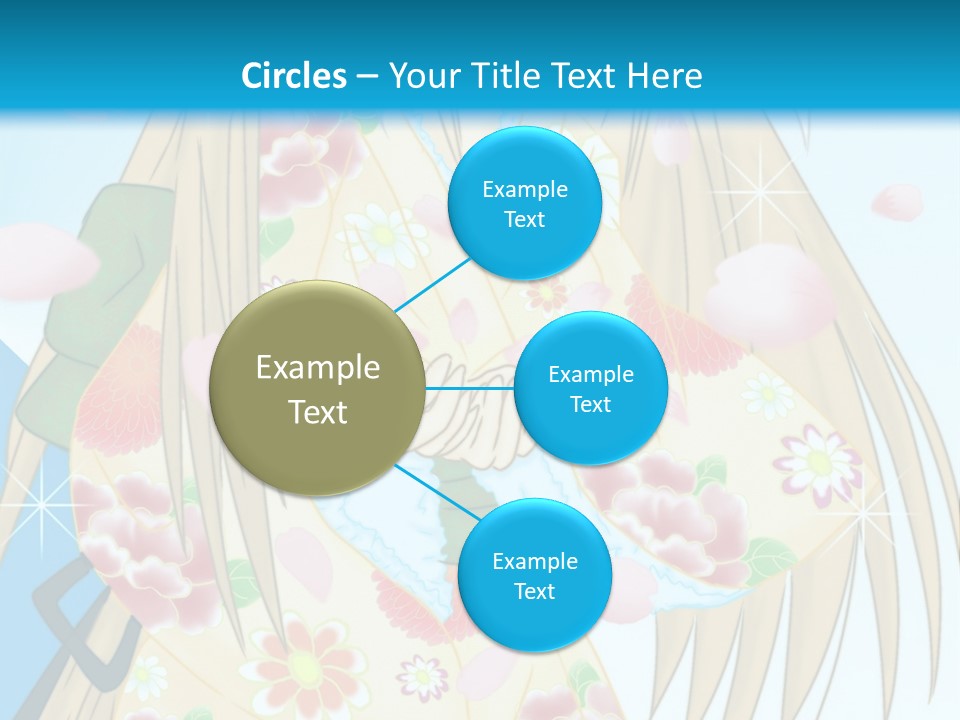 A Girl With A Gun In Her Hand Powerpoint Template PowerPoint Template