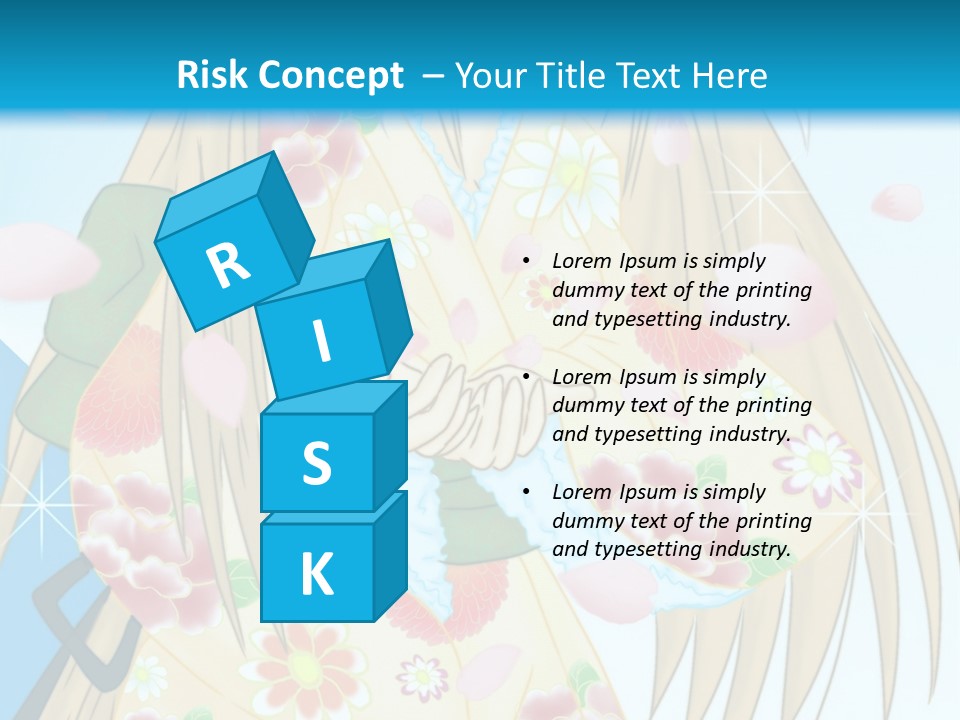 A Girl With A Gun In Her Hand Powerpoint Template PowerPoint Template