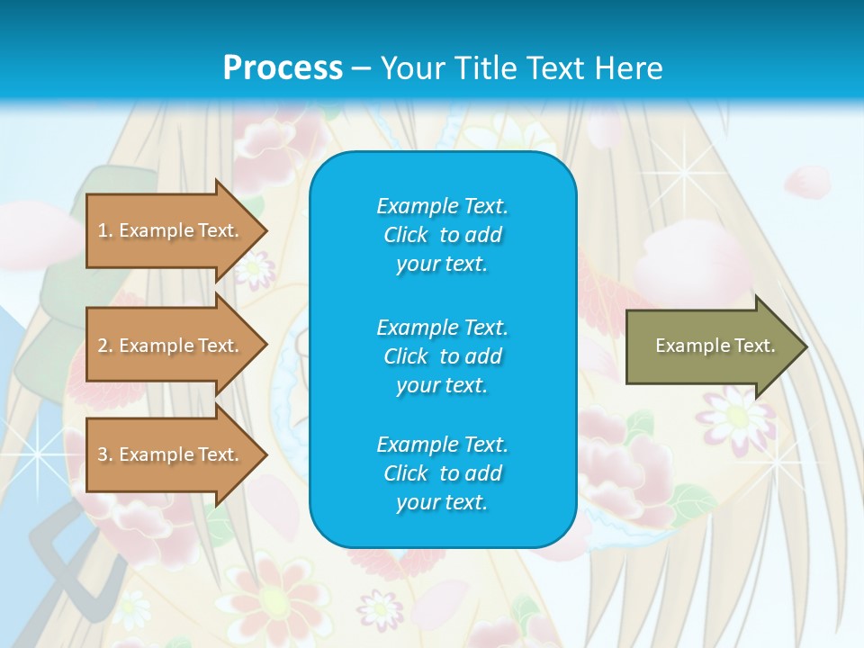 A Girl With A Gun In Her Hand Powerpoint Template PowerPoint Template