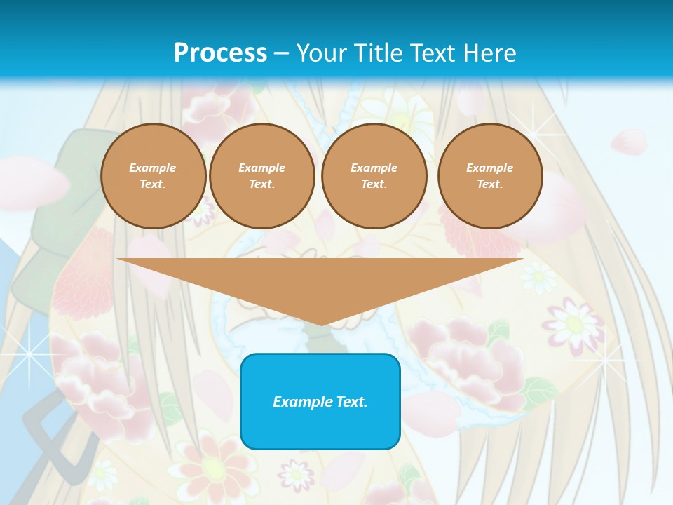A Girl With A Gun In Her Hand Powerpoint Template PowerPoint Template