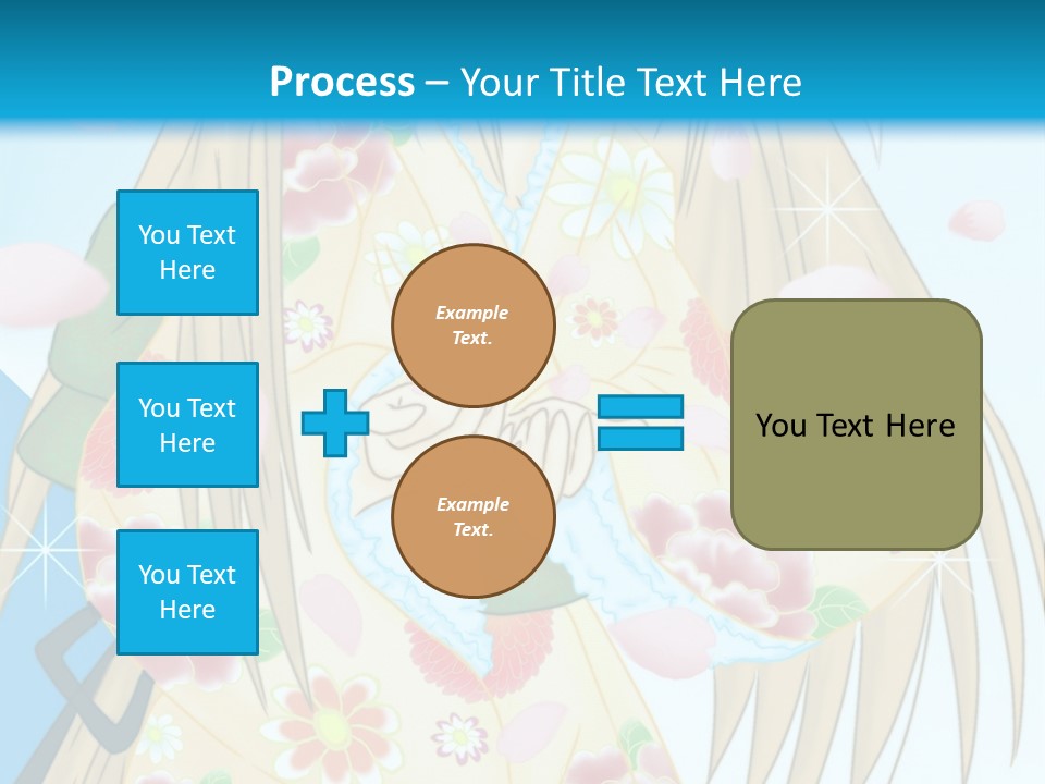 A Girl With A Gun In Her Hand Powerpoint Template PowerPoint Template