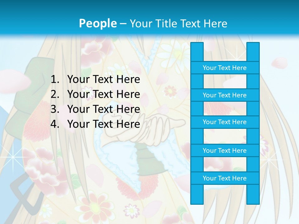 A Girl With A Gun In Her Hand Powerpoint Template PowerPoint Template
