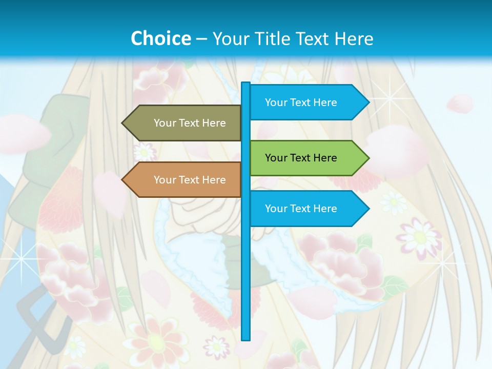 A Girl With A Gun In Her Hand Powerpoint Template PowerPoint Template