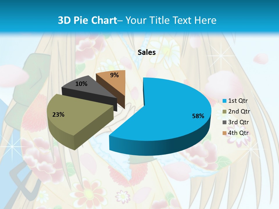 A Girl With A Gun In Her Hand Powerpoint Template PowerPoint Template