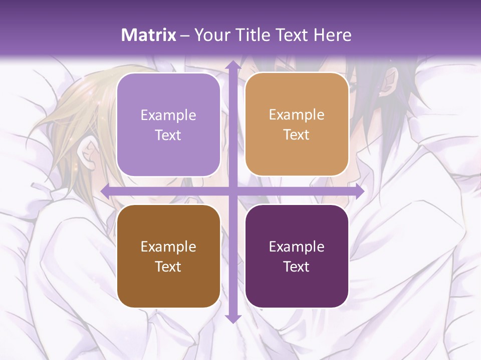 A Couple Of People Laying In Bed Together PowerPoint Template