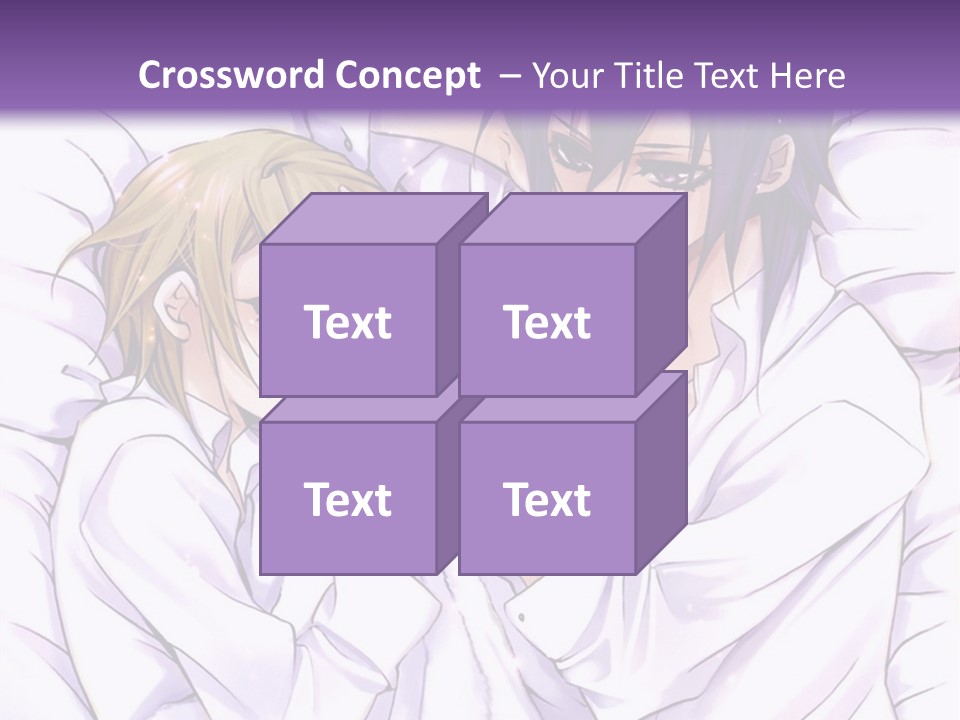 A Couple Of People Laying In Bed Together PowerPoint Template