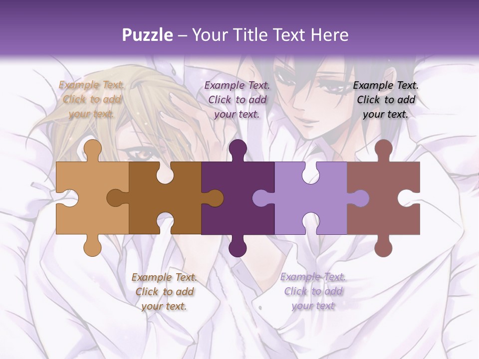 A Couple Of People Laying In Bed Together PowerPoint Template