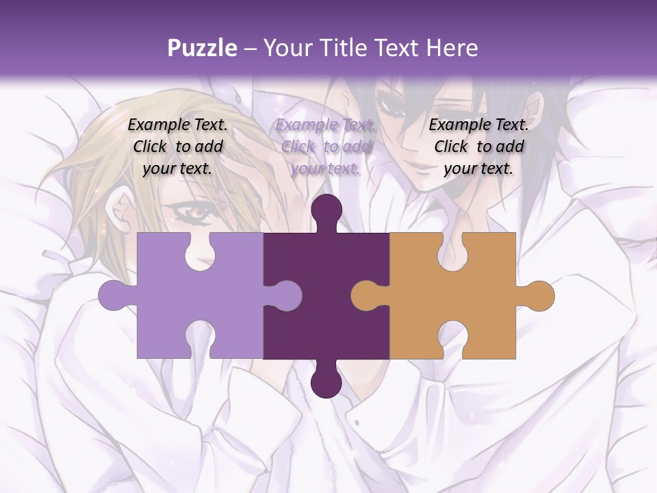 A Couple Of People Laying In Bed Together PowerPoint Template