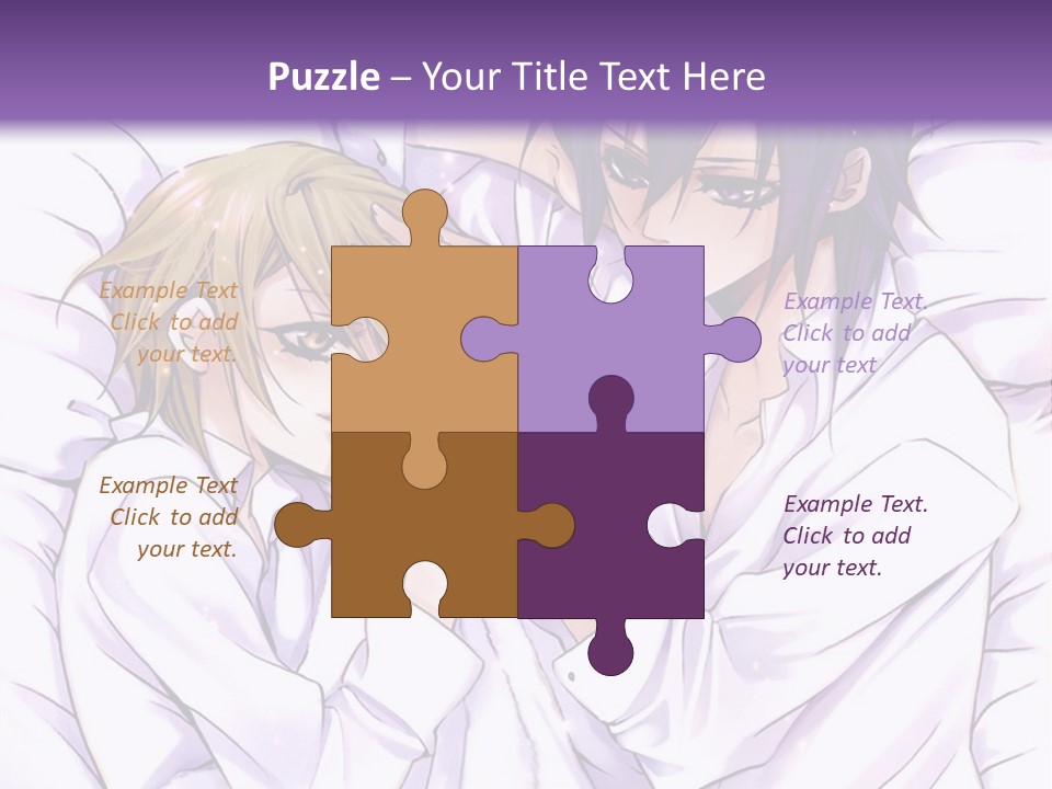 A Couple Of People Laying In Bed Together PowerPoint Template