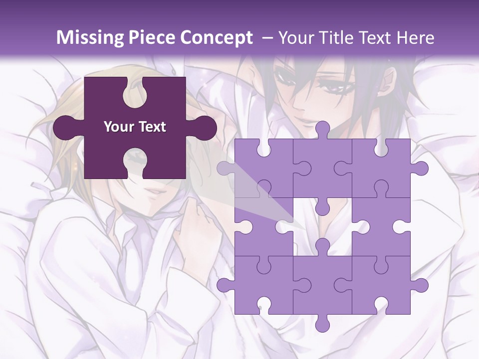 A Couple Of People Laying In Bed Together PowerPoint Template