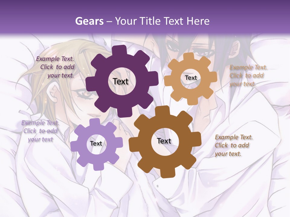 A Couple Of People Laying In Bed Together PowerPoint Template