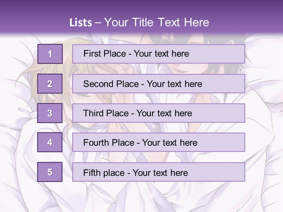 A Couple Of People Laying In Bed Together PowerPoint Template