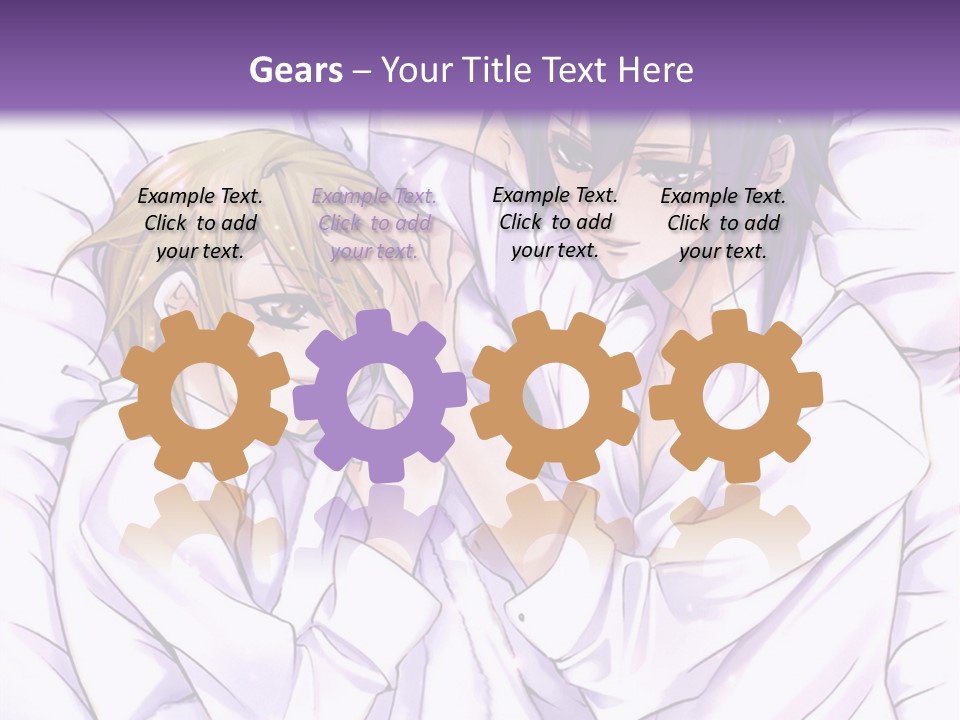 A Couple Of People Laying In Bed Together PowerPoint Template