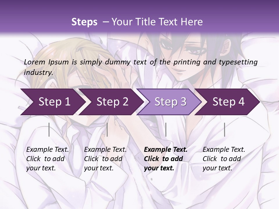 A Couple Of People Laying In Bed Together PowerPoint Template