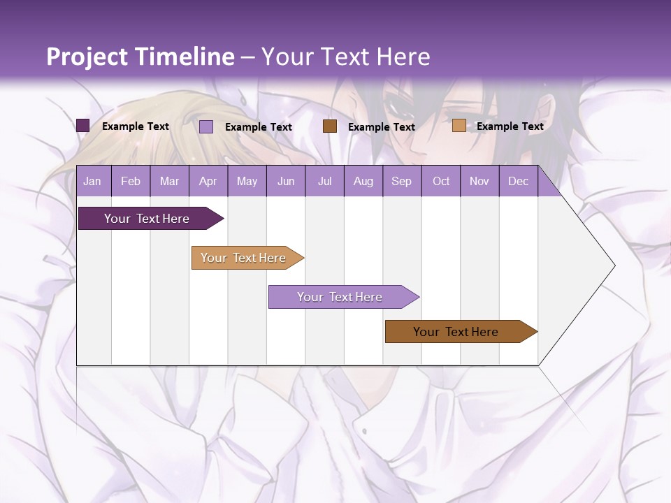 A Couple Of People Laying In Bed Together PowerPoint Template