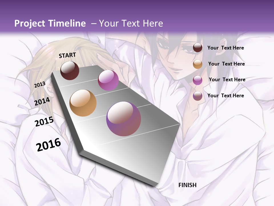 A Couple Of People Laying In Bed Together PowerPoint Template