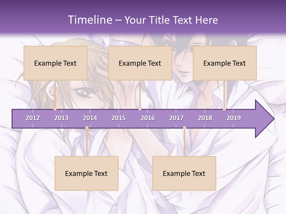 A Couple Of People Laying In Bed Together PowerPoint Template