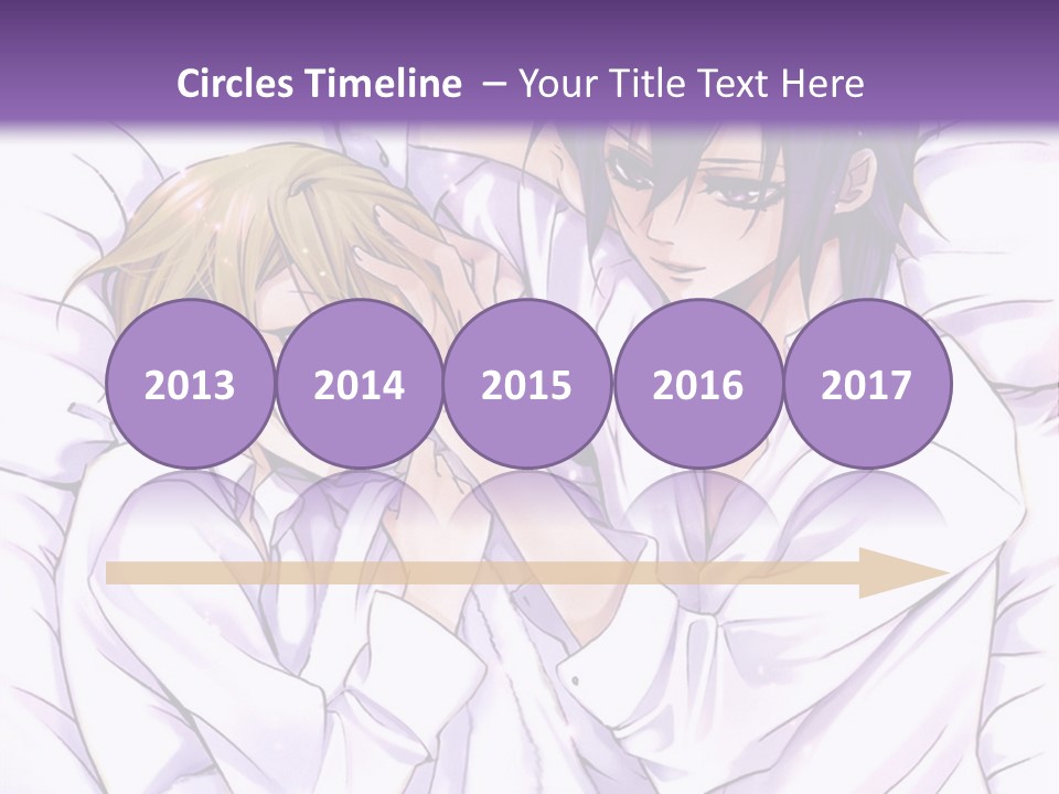 A Couple Of People Laying In Bed Together PowerPoint Template