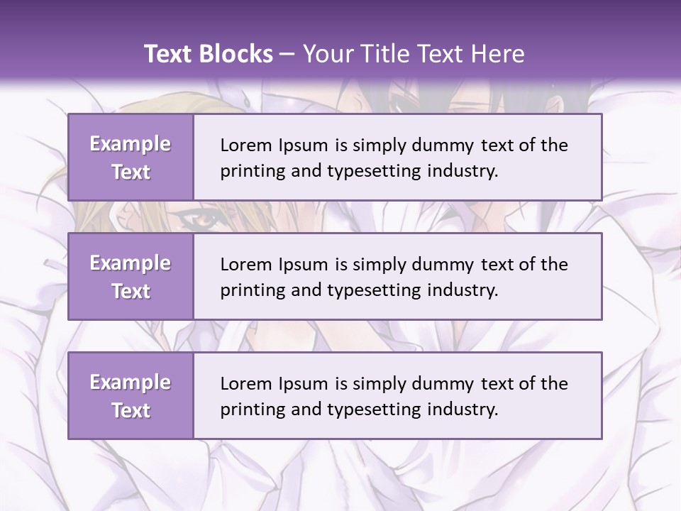 A Couple Of People Laying In Bed Together PowerPoint Template