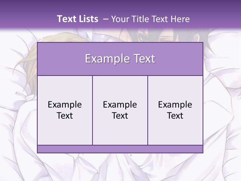 A Couple Of People Laying In Bed Together PowerPoint Template