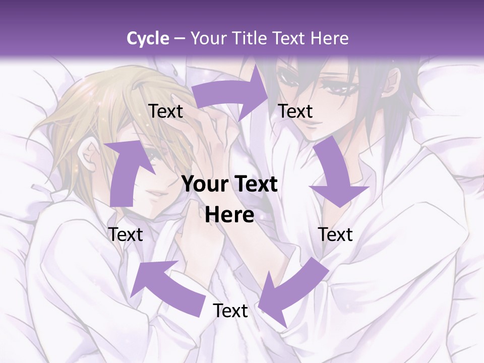 A Couple Of People Laying In Bed Together PowerPoint Template