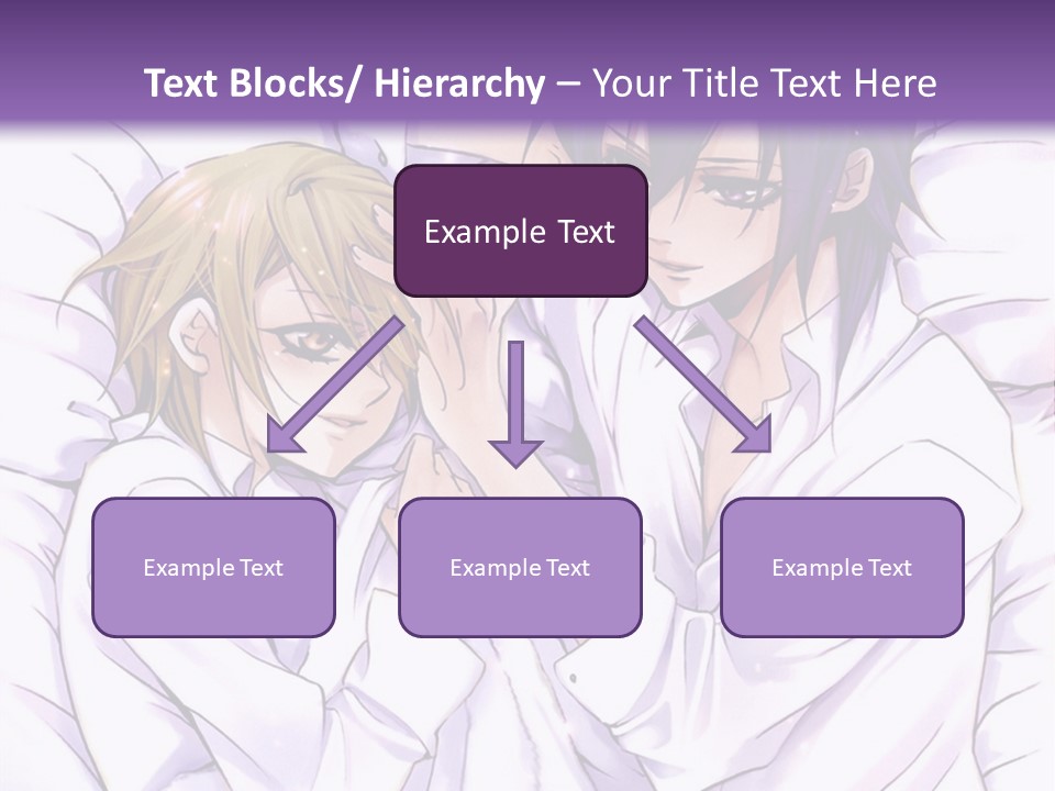 A Couple Of People Laying In Bed Together PowerPoint Template