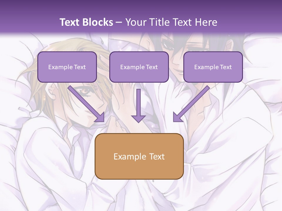 A Couple Of People Laying In Bed Together PowerPoint Template