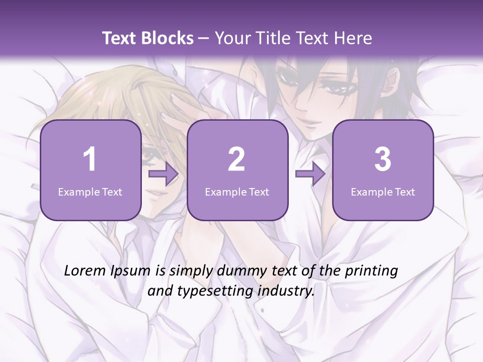 A Couple Of People Laying In Bed Together PowerPoint Template