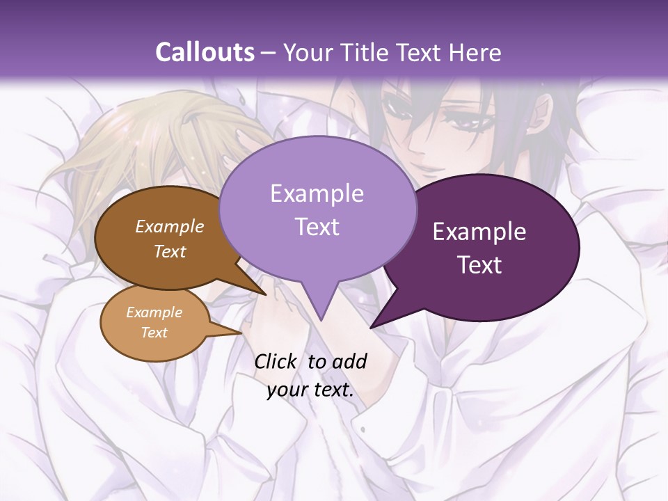 A Couple Of People Laying In Bed Together PowerPoint Template