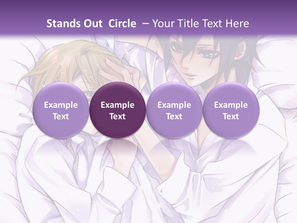 A Couple Of People Laying In Bed Together PowerPoint Template