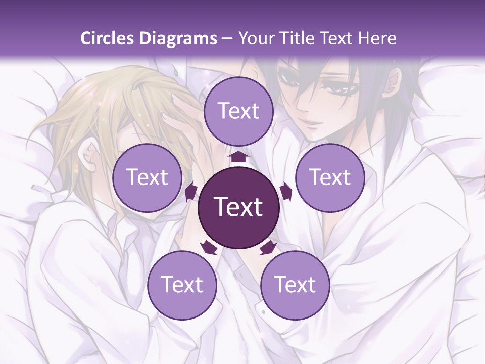 A Couple Of People Laying In Bed Together PowerPoint Template