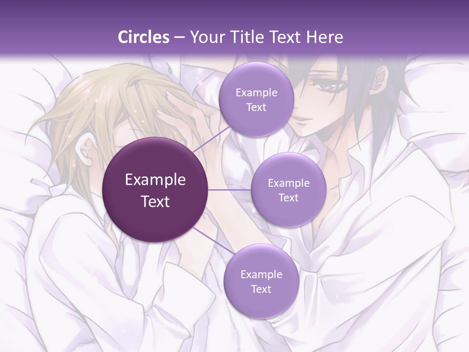 A Couple Of People Laying In Bed Together PowerPoint Template