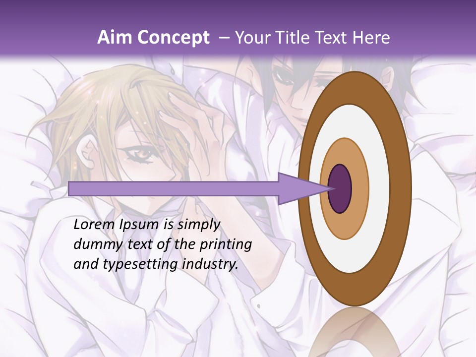 A Couple Of People Laying In Bed Together PowerPoint Template