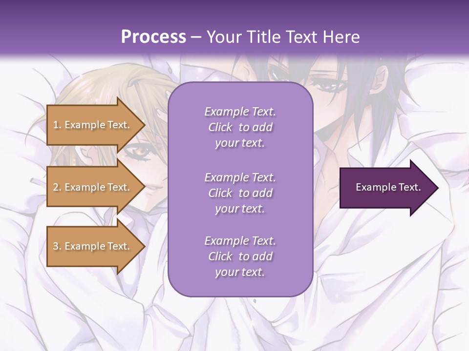 A Couple Of People Laying In Bed Together PowerPoint Template