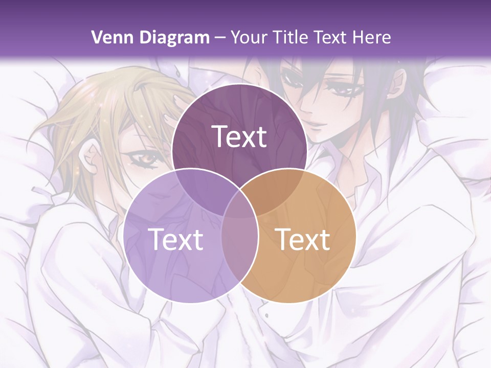 A Couple Of People Laying In Bed Together PowerPoint Template