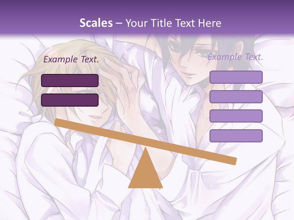 A Couple Of People Laying In Bed Together PowerPoint Template