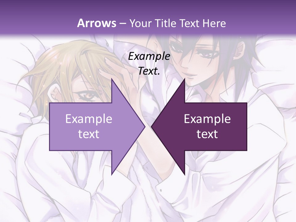 A Couple Of People Laying In Bed Together PowerPoint Template