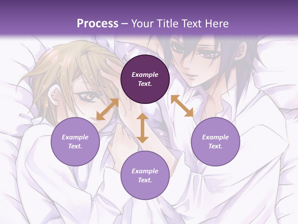 A Couple Of People Laying In Bed Together PowerPoint Template