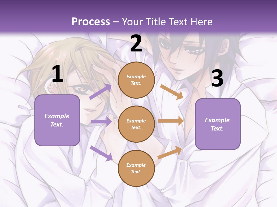 A Couple Of People Laying In Bed Together PowerPoint Template