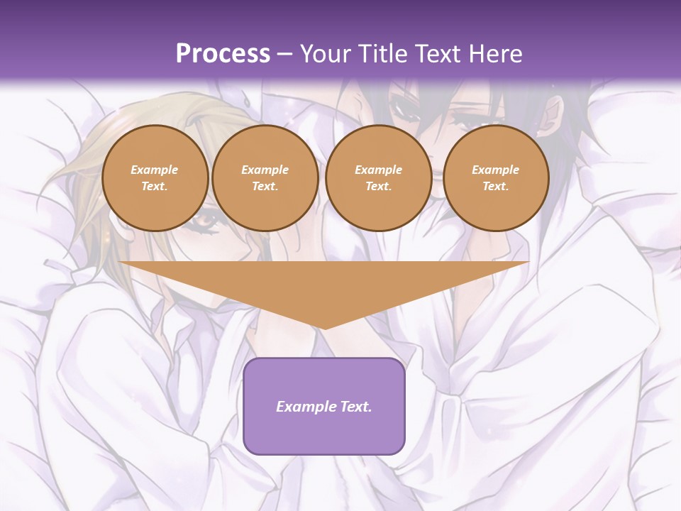 A Couple Of People Laying In Bed Together PowerPoint Template