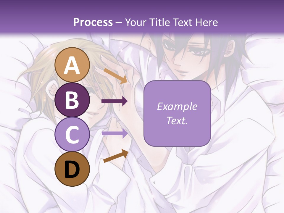 A Couple Of People Laying In Bed Together PowerPoint Template