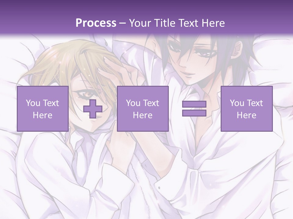 A Couple Of People Laying In Bed Together PowerPoint Template